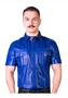 Prowler Red Slim Fit Police Shirt Xxlarge-  - Blue